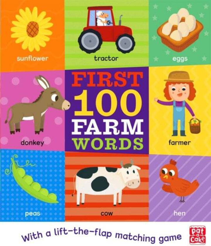 First 100 Farm Words av Pat-a-Cake