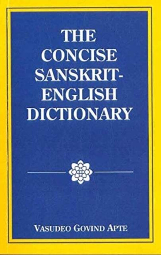 The Concise Sanskrit English Dictionary av Vasudeo Govind Apte