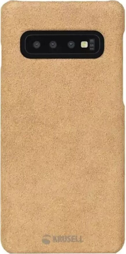 Broby Samsung Galaxy S10+ (Plus) Skinndeksel - Cognac