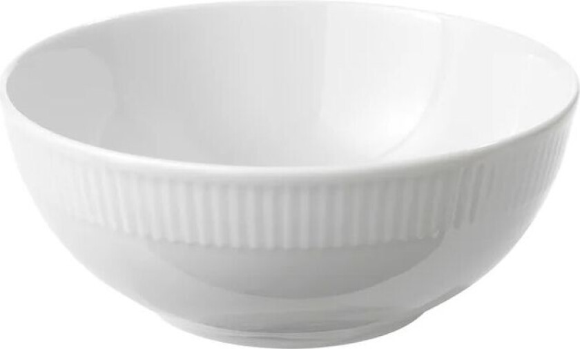 Aida Relief salatskål 25 cm Hvit