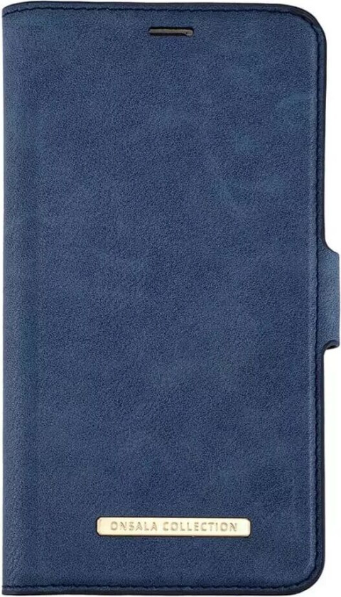 iPhone 12 Mini Collection Wallet Skinndeksel med Lommebok - Blå