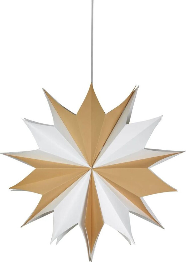 Bellatrix adventsstjerne Ø 60 cm Hvit-natur