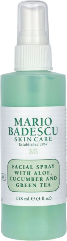 Facial Spray W/ Aloe, Cucumber & Green Tea 118ml