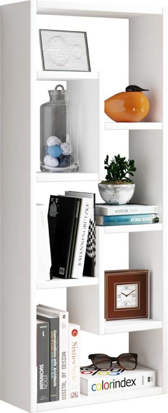 Vilota hylle vegghengt 5 hyller hvit.