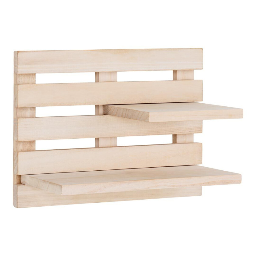 Odessa hylle vegghylle 2 hyller natur.