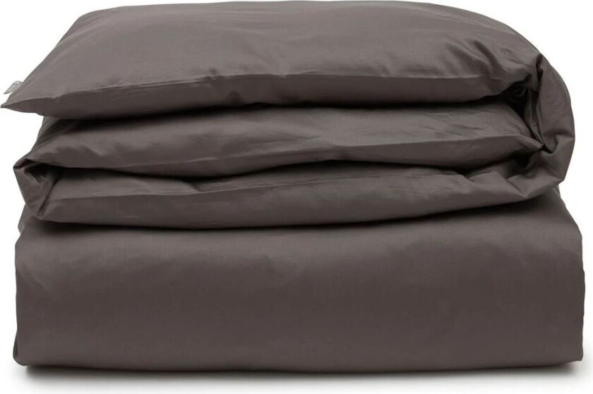 Hotel Cotton Sateen dynetrekk 150 x 210 cm Charcoal grey