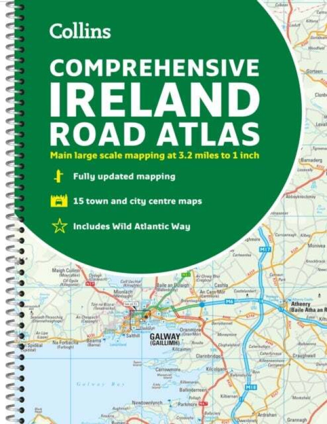 Comprehensive Road Atlas Ireland av Collins Maps
