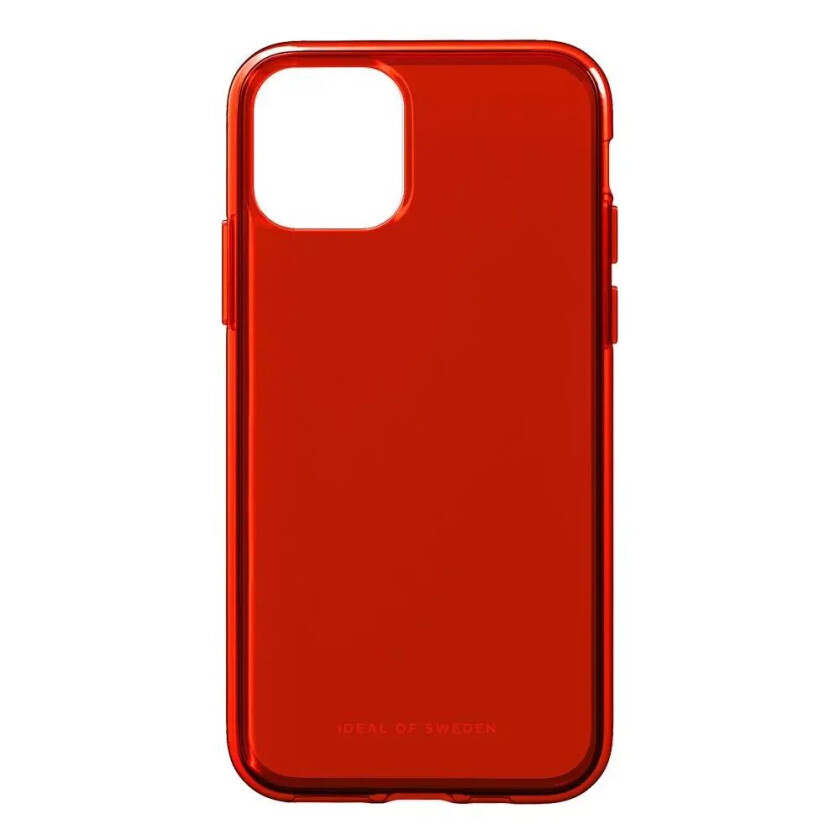iPhone 11 Ideal Of Sweden Clear Deksel - Radiant Red