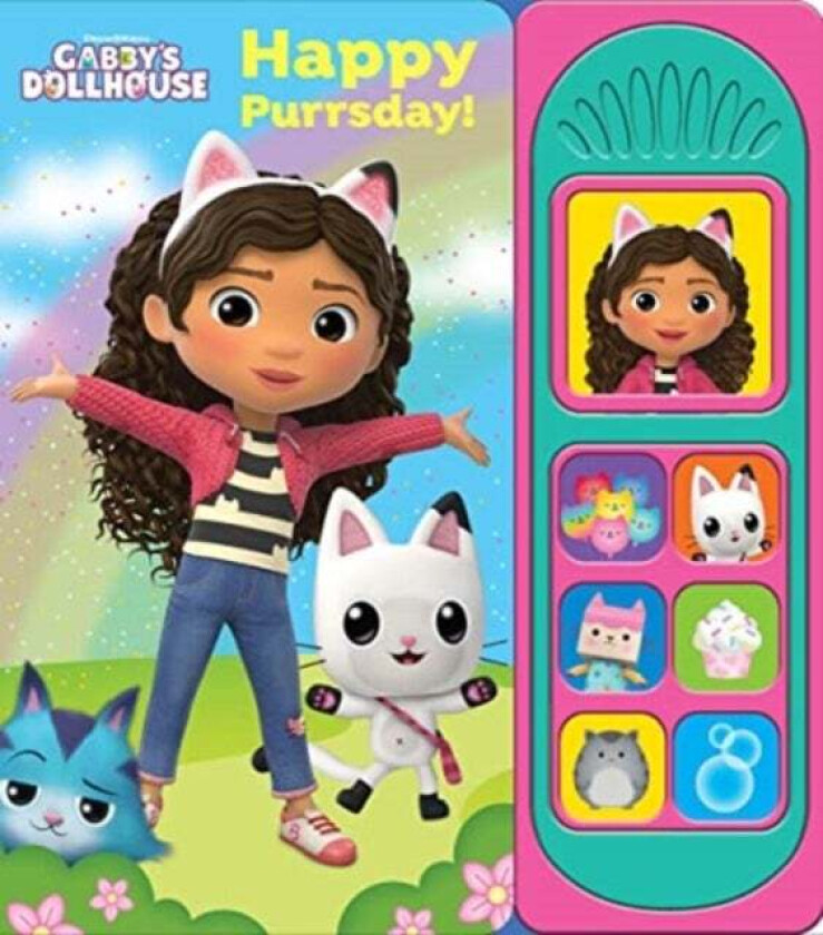 Dreamworks Gabbys Dollhouse Happy Purrsday Sound Book av P I Kids