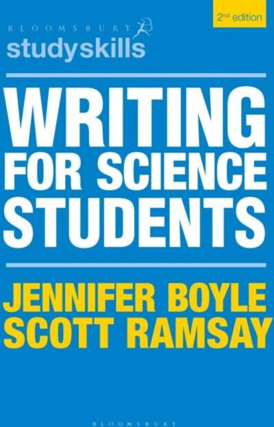 Writing for Science Students av Jennifer (University of Glasgow UK) Boyle, Ramsa