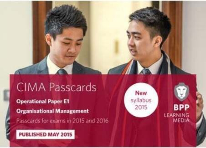 CIMA E1 Organisational Management av BPP Learning Media