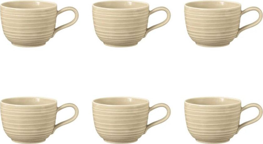 Terra kopp 20 cl 6-pakning Sand Beige