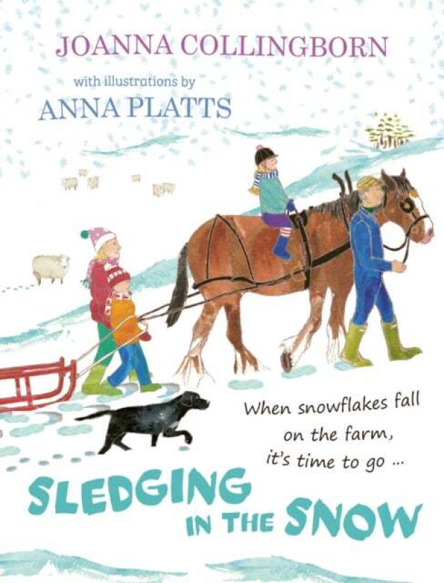 Sledging in the Snow av Joanna Collingborn