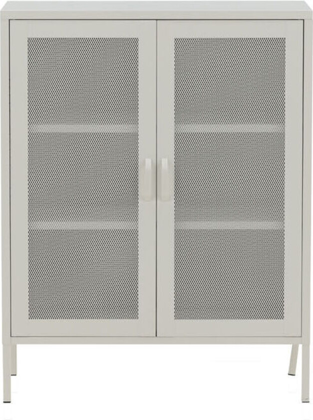 Misha skjenk 2 dører, 3 hyller, hvit.