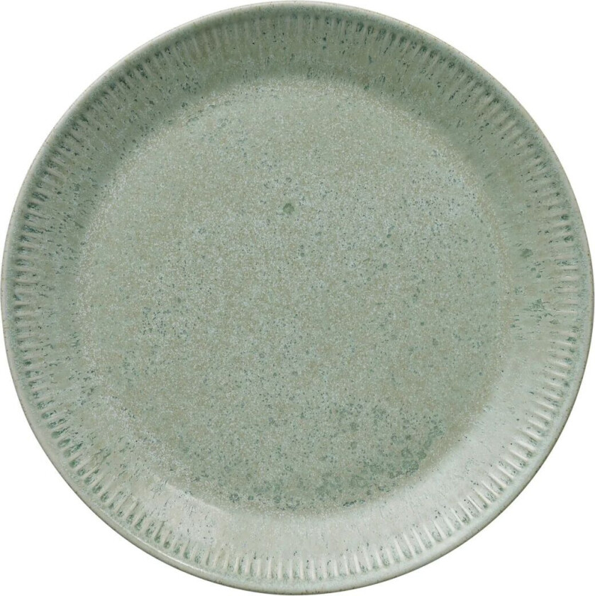 Knabstrup middagstallerken olivengrønn 22 cm