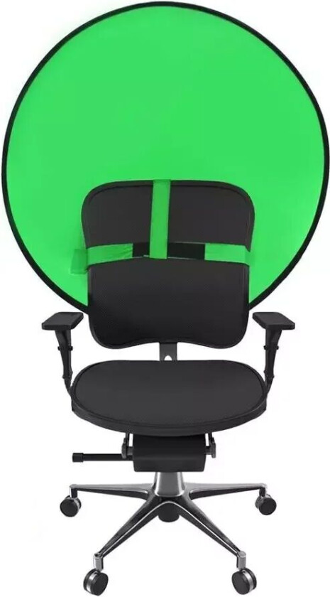 Chroma-Key Green Screen til Kontorstol - Grøn