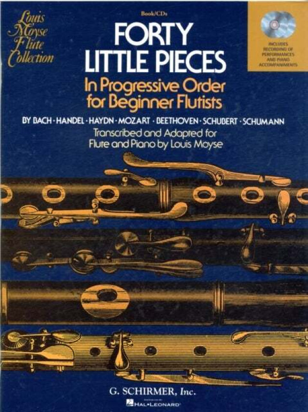 Forty Little Pieces (Book/Online Audio) av Louis Hal Leonard Publishing Corporation