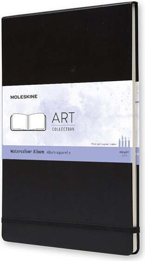 Moleskine Art Watercolor Album Hard A4 Blank Black