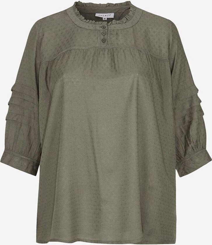 Bluse med strukturmønster Viviann XXL (58/60)