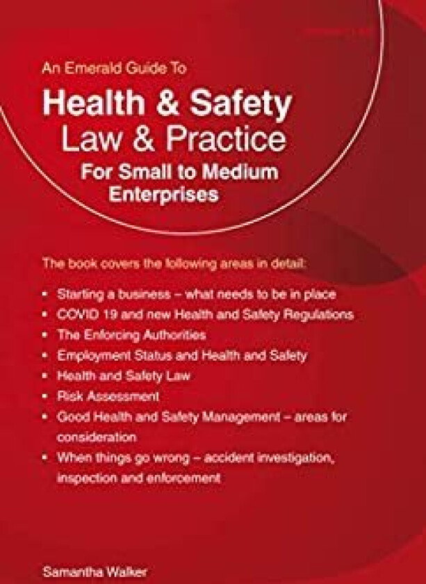 Health And Safety Law And Practice For Small To Medium Enterprises av Samantha Walker
