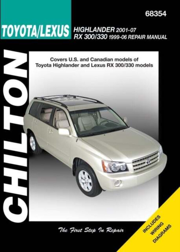 Toyota Highlander & Lexus Rx-330 99-07 (Chilton) av Haynes Publishing