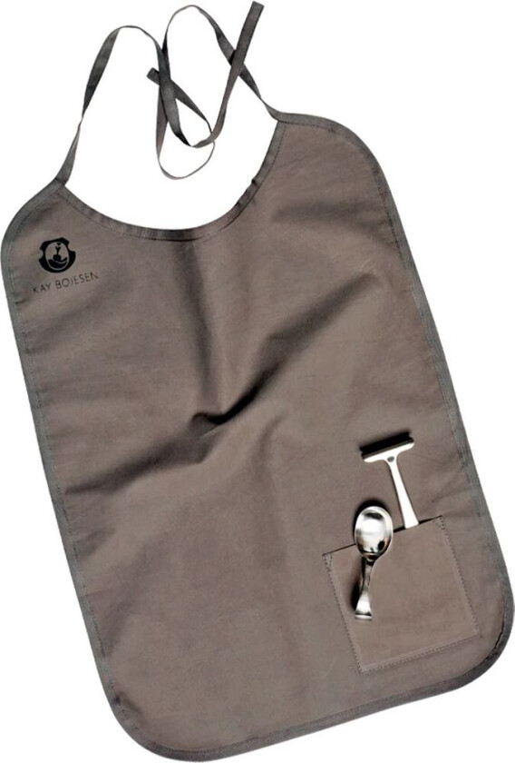 Grand Prix barnebestikk og smekke 3 deler Matte steel