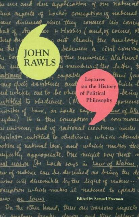 Lectures on the History of Political Philosophy av John Rawls