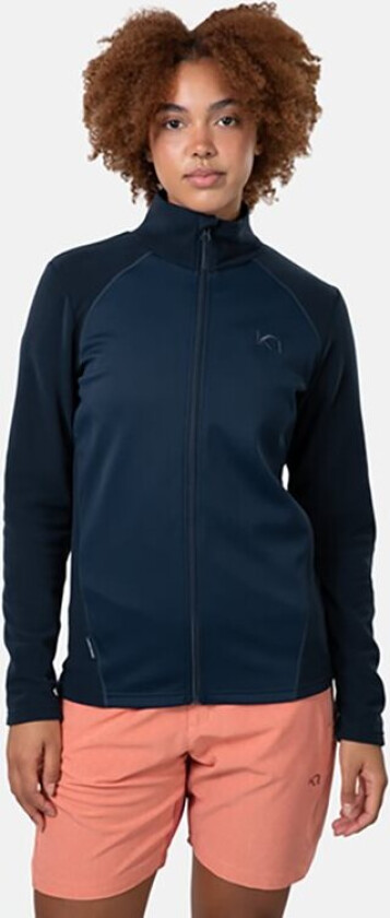 Women's Kari Full Zip Fleece S, Dark Navy Blue