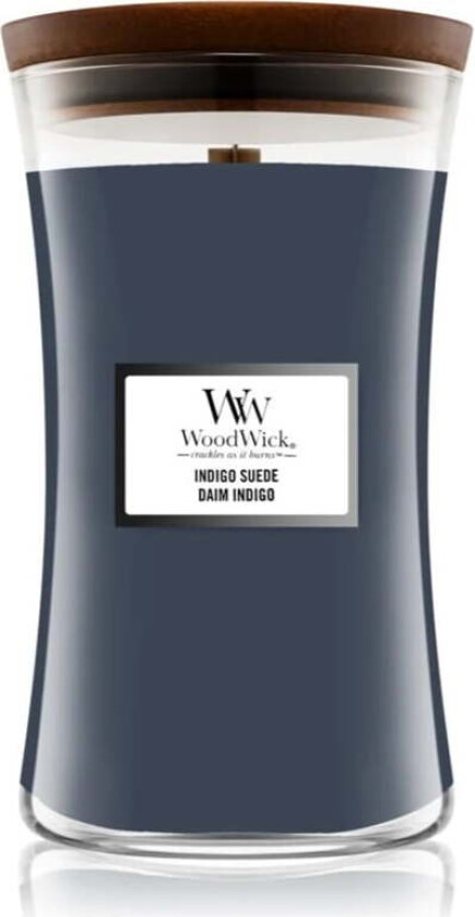 Woodwick Large - Indigo Suede