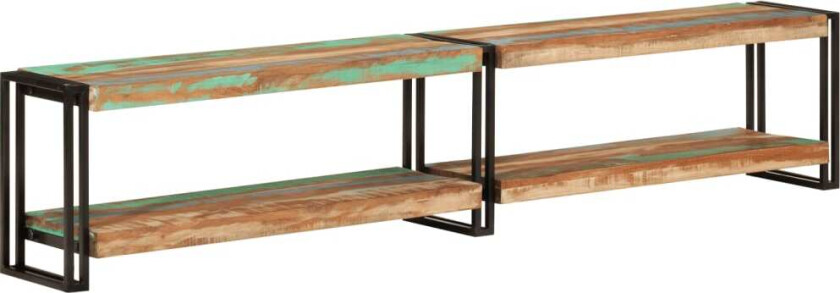 TV-benk 200x30x40 cm gjenvunnet heltre