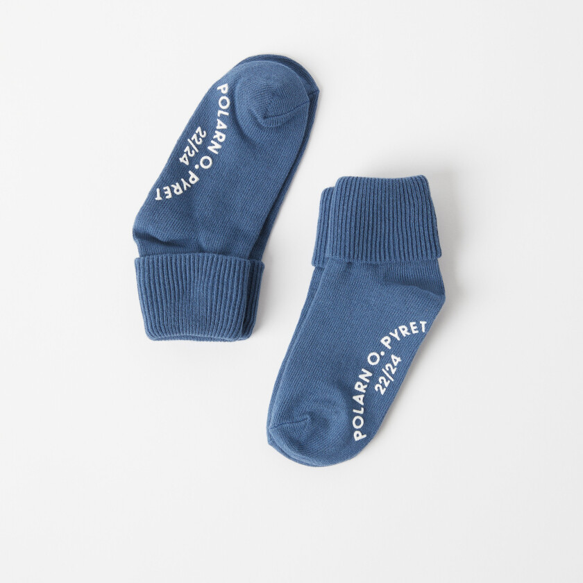 2-pakning sokker med sklisikring. 22 24