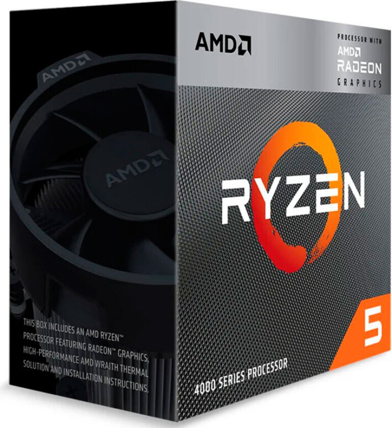 Ryzen 5 4600G 3,7 GHz with Wraith Stealth cooler