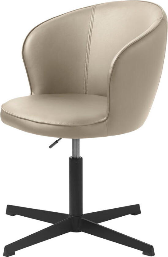 Gain kontorstol taupe, svart.