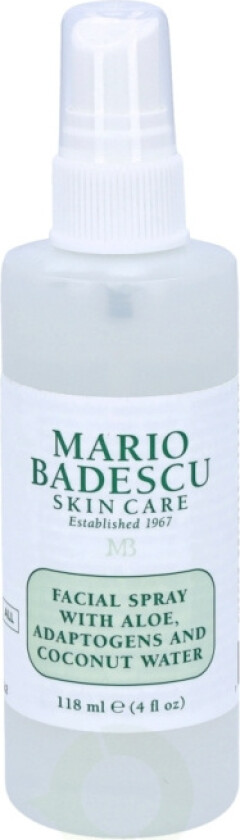 Facial Spray With Aloe, Adaptogens And Coconut Water, 118 ml Ansiktstonere