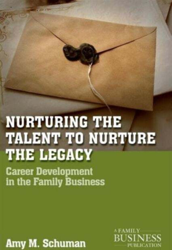 Nurturing the Talent to Nurture the Legacy av A. Schuman