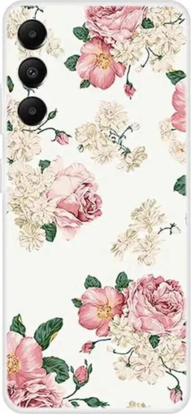 Samsung Galaxy A05s Fleksibel Plastdeksel m. Motiv - Blomster