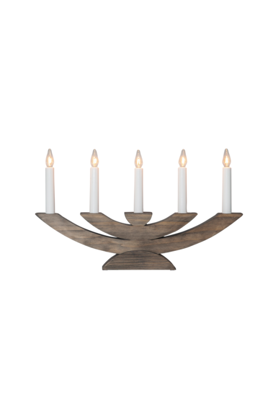 Lysestake Navida 24 cm Brun