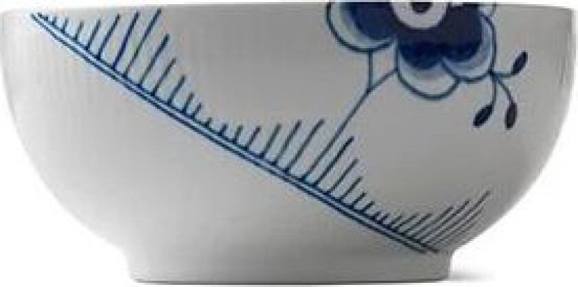 Blue Fluted Mega bolle Diameter 18 cm
