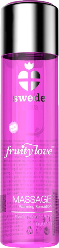 Fruity Love Massage Sweet Raspberry Rhubarb 120 ml