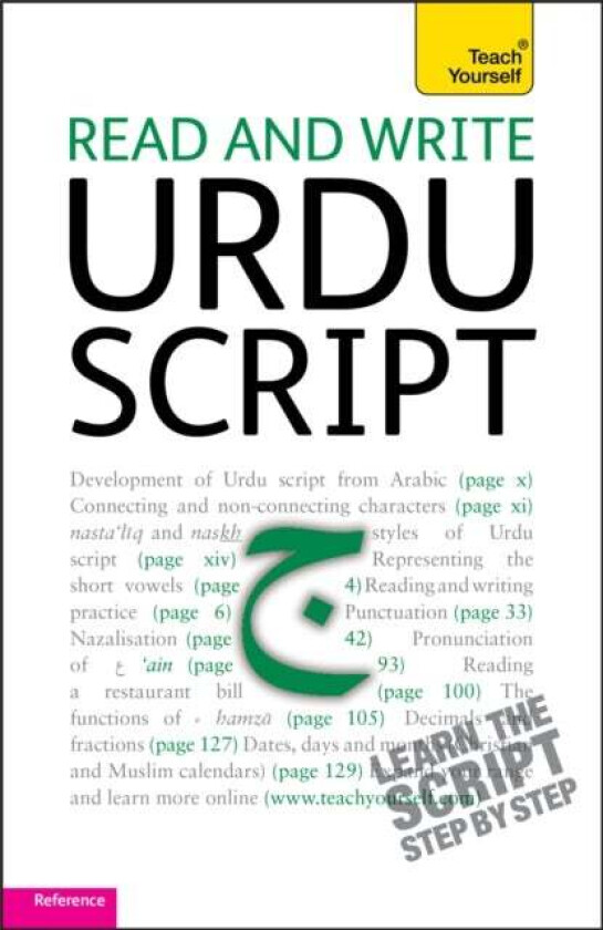 Read and write Urdu script: Teach yourself av Richard Delacy