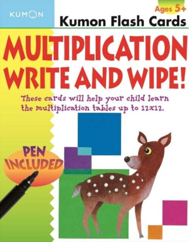 Multiplication Write & Wipe av Kumon