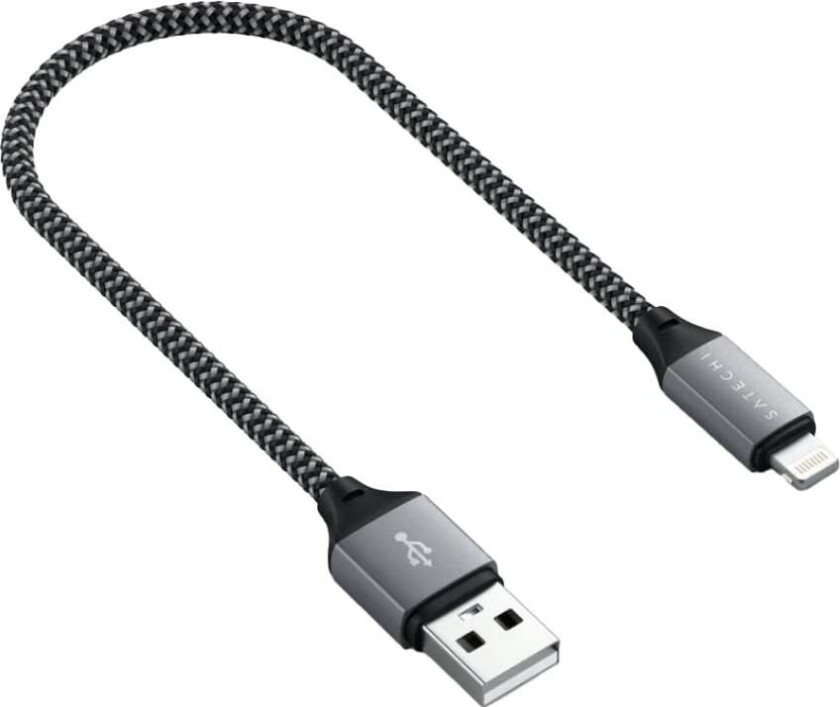 0,25m USB-A til Lightning kabel