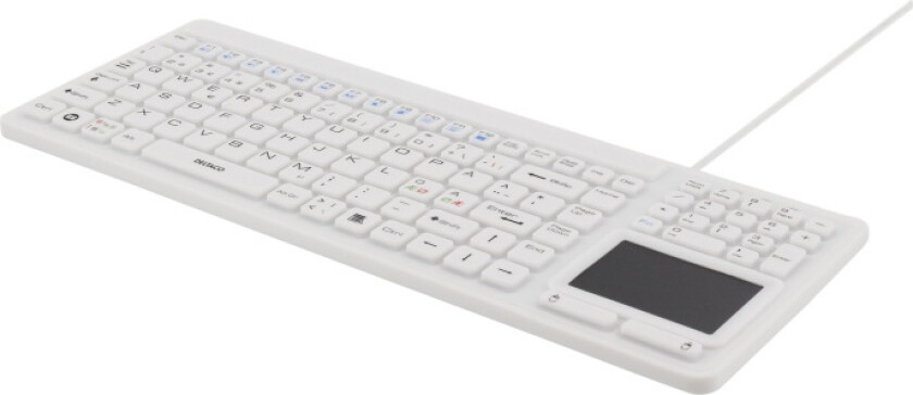 Tb-506 Silikon Ip68 Touchpad Kablet Nordisk Tastatur