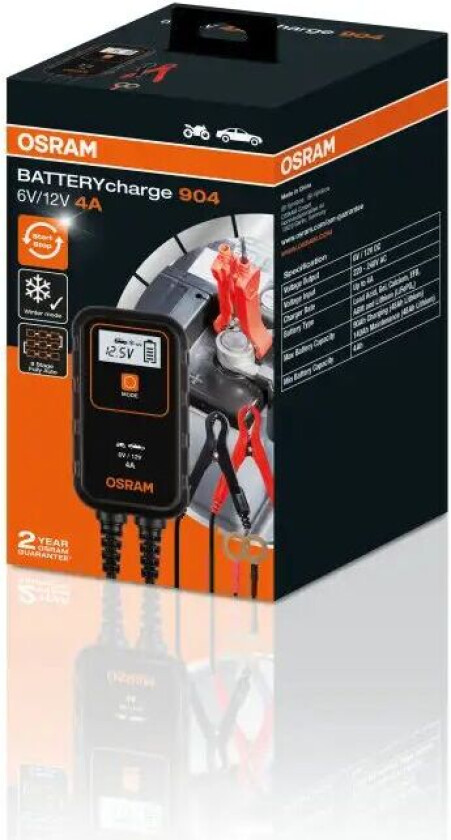 Osram Automotive Batterilader 904