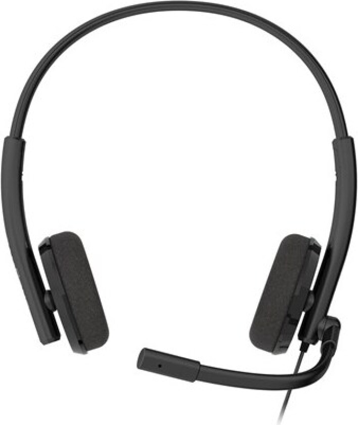 Hs-220 Stereo Headset Usb Hodesett Stereo Svart