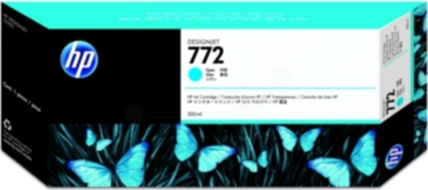Hp Blekk Cyan No.772 - Designjet Z5200ps