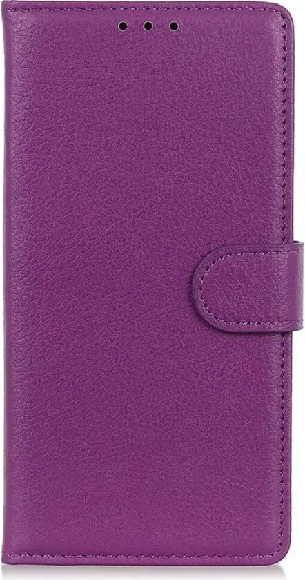 Samsung Galaxy A05s Litchi Kunstskinn Deksel m. Lommebok - Lilla