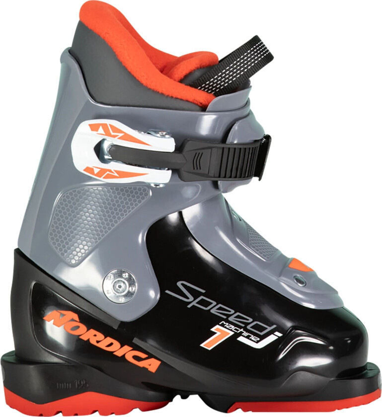 Alpine Boots JR Speedmachine J 1 22/23, alpinstøvel junior Black_Anthracite_Red