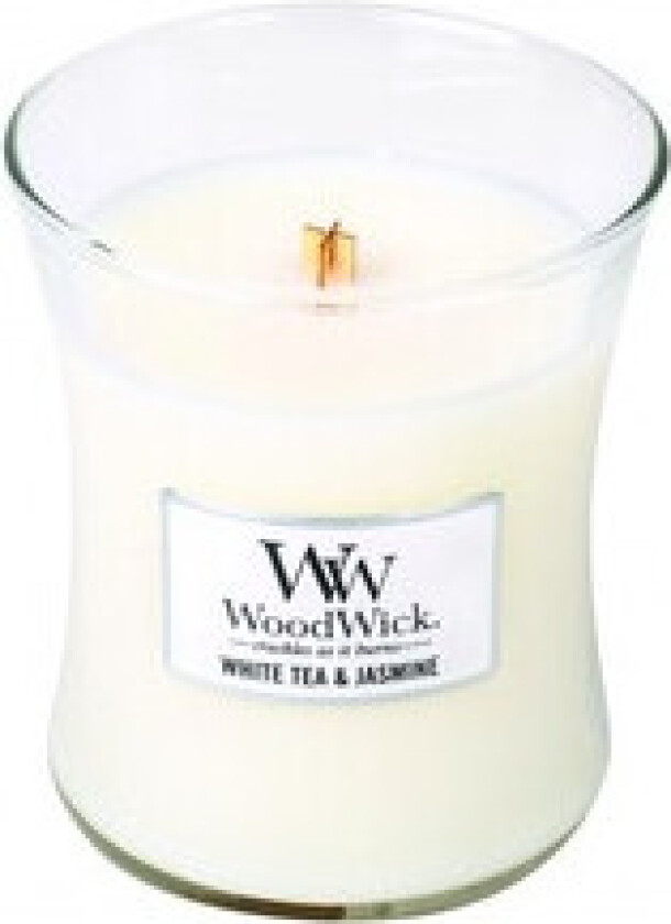 Woodwick Medium White Tea & Jasmine