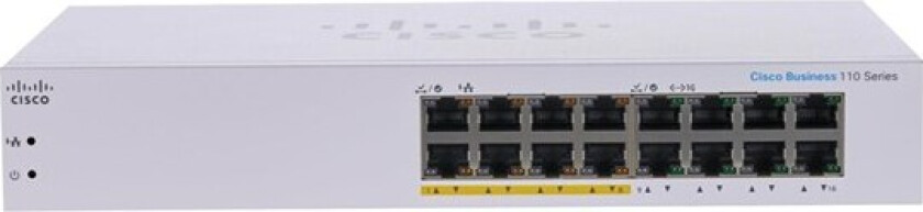 Cbs110 16-port Poe 64w Desktop Switch